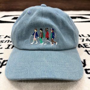 Unisex Stranger Things Netflix Loungefly Denim Buckle Strapback Hat